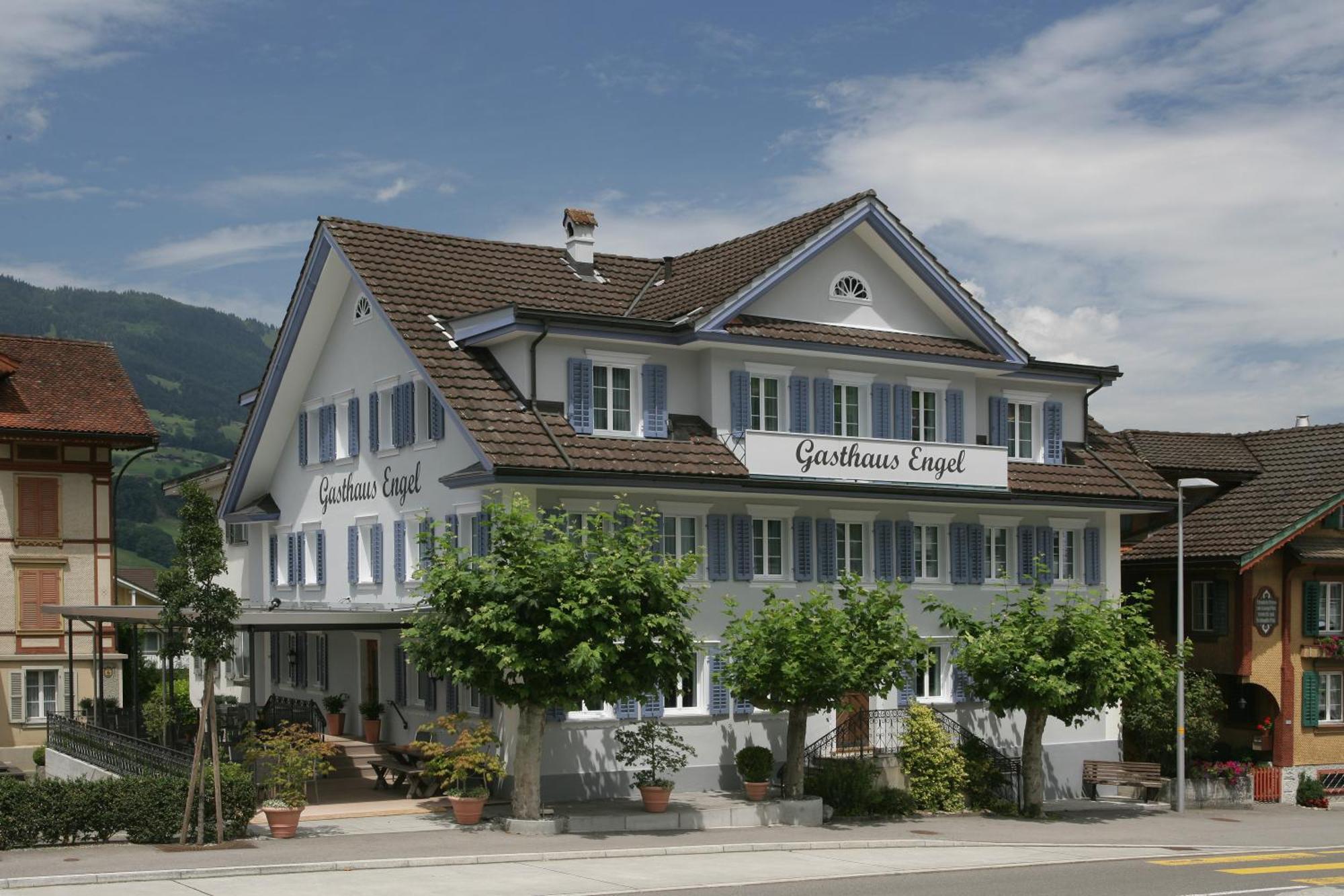 Gasthaus Engel ザクセルン エクステリア 写真
